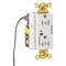 Hubbell Wiring Device-Kellems Straight Blade Receptacle, 5-15R, 15 A, 125V AC, 2 Pole, 3 Wire, Grounded HBL5262LC2W - alternate 7